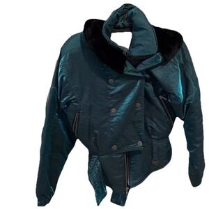 Woman's NILS Ski Suit, One Piece, Snow Suit, Bunny, Bib, Vintage Size 8